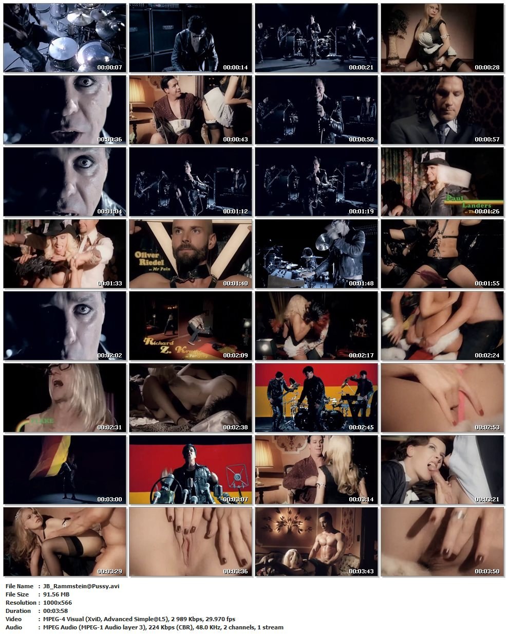 Uncensored rammstein pussy