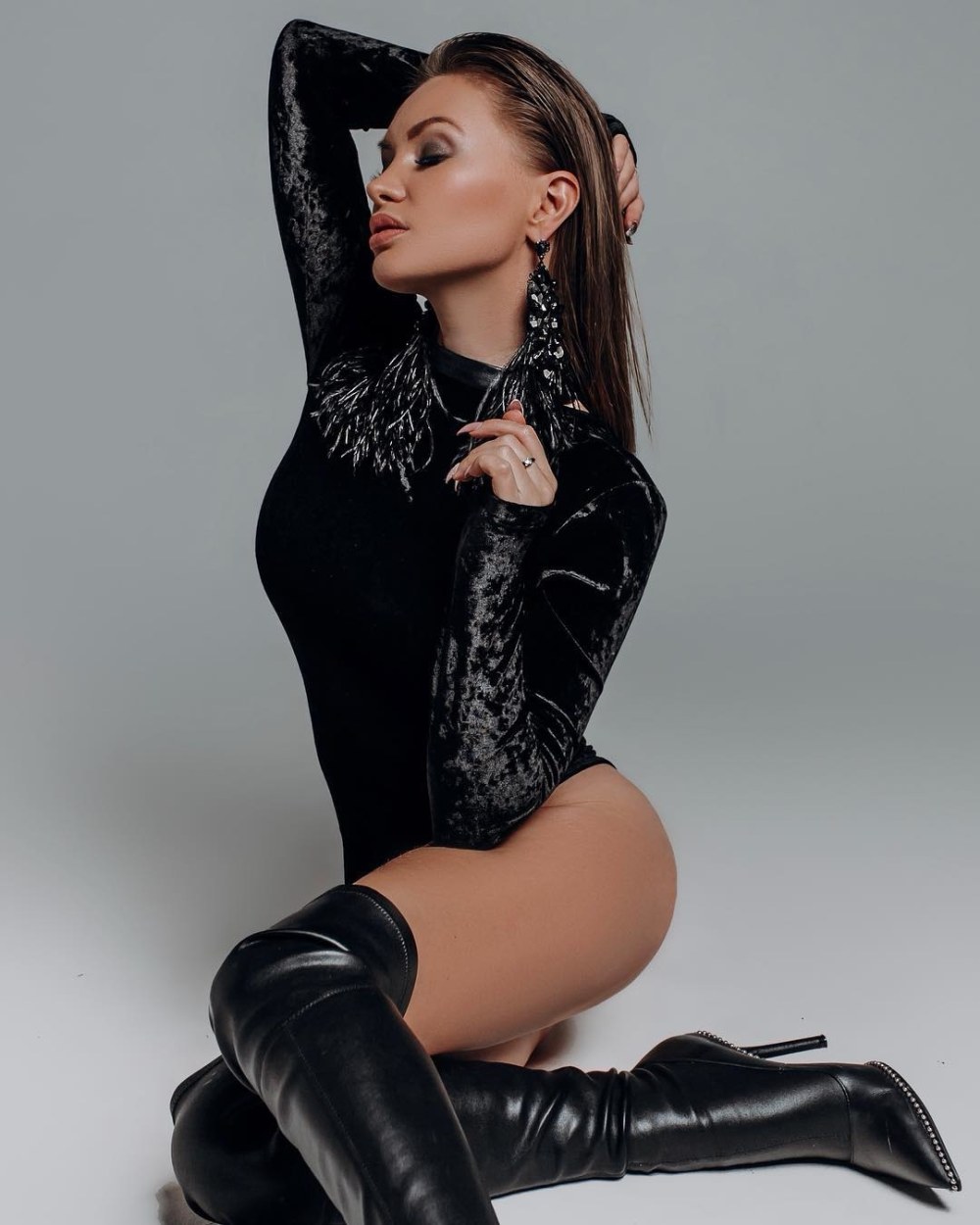 Евгения Феофилактова с сигаретой