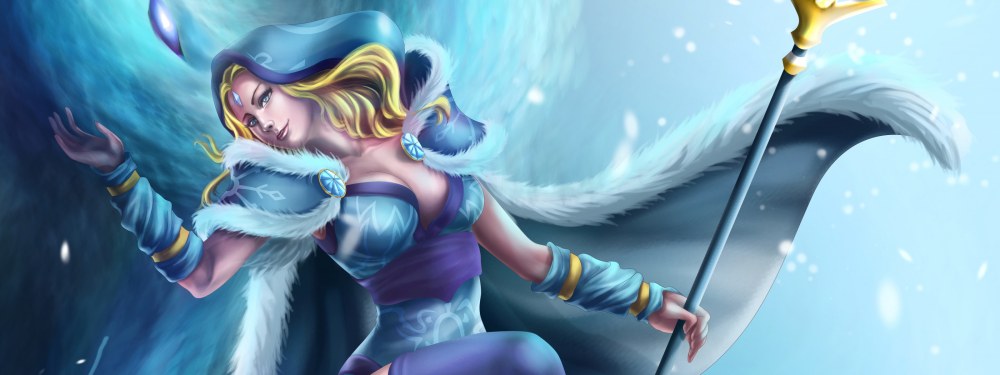 Дота 2 Ледяная Лина