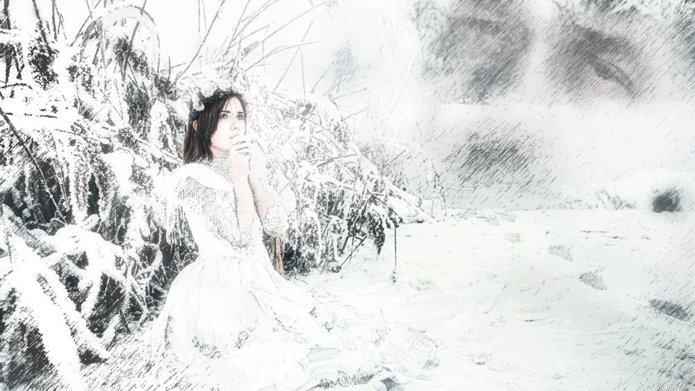 Девушка метель