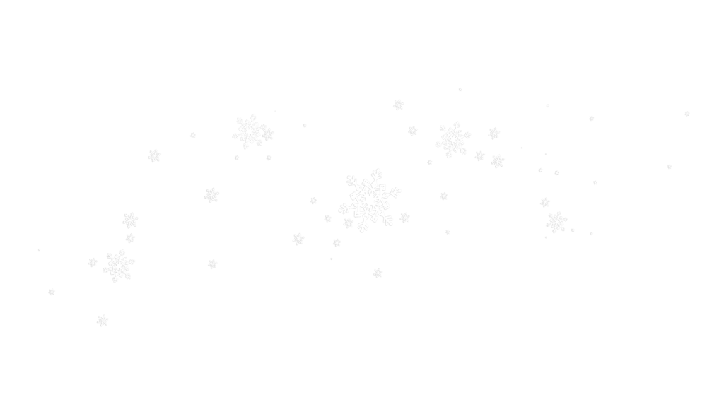 Снежная метель на прозрачном фоне