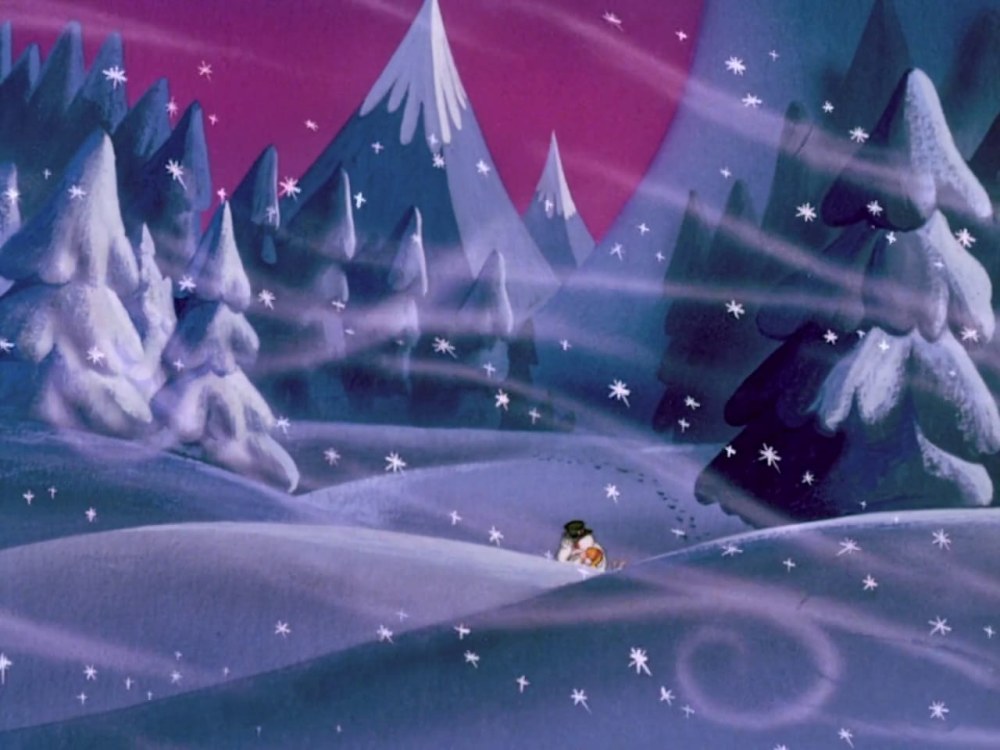 Зимний лес мульт