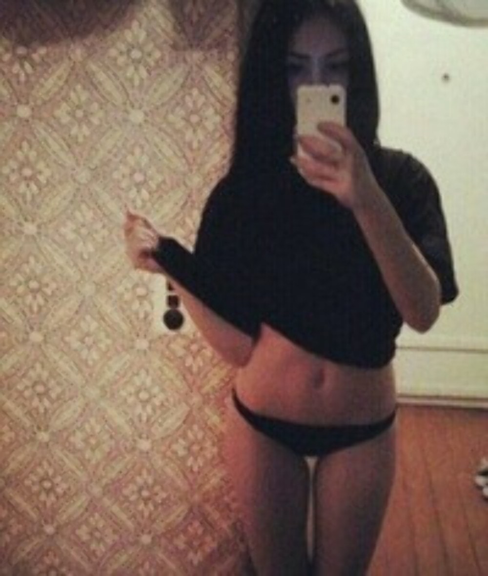 Силуэт лица девушки