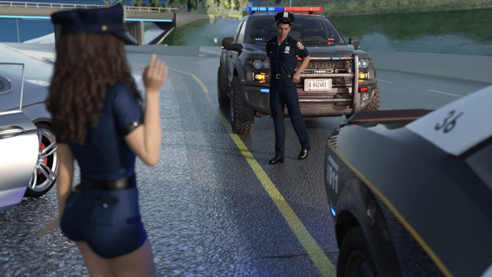 Сотрудник полиции девушка