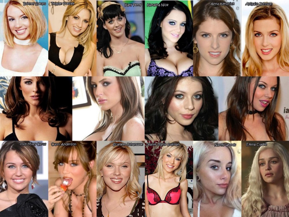 Лица порноактрис для фотошопа