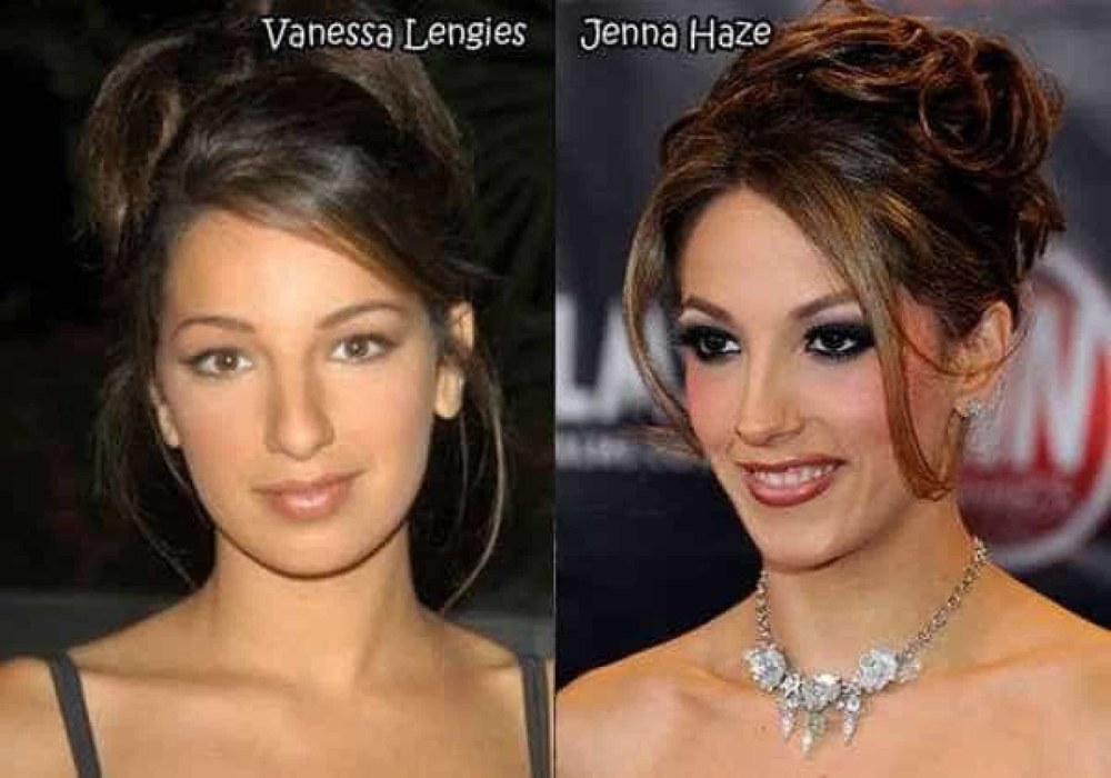 Николь Энистон декольте