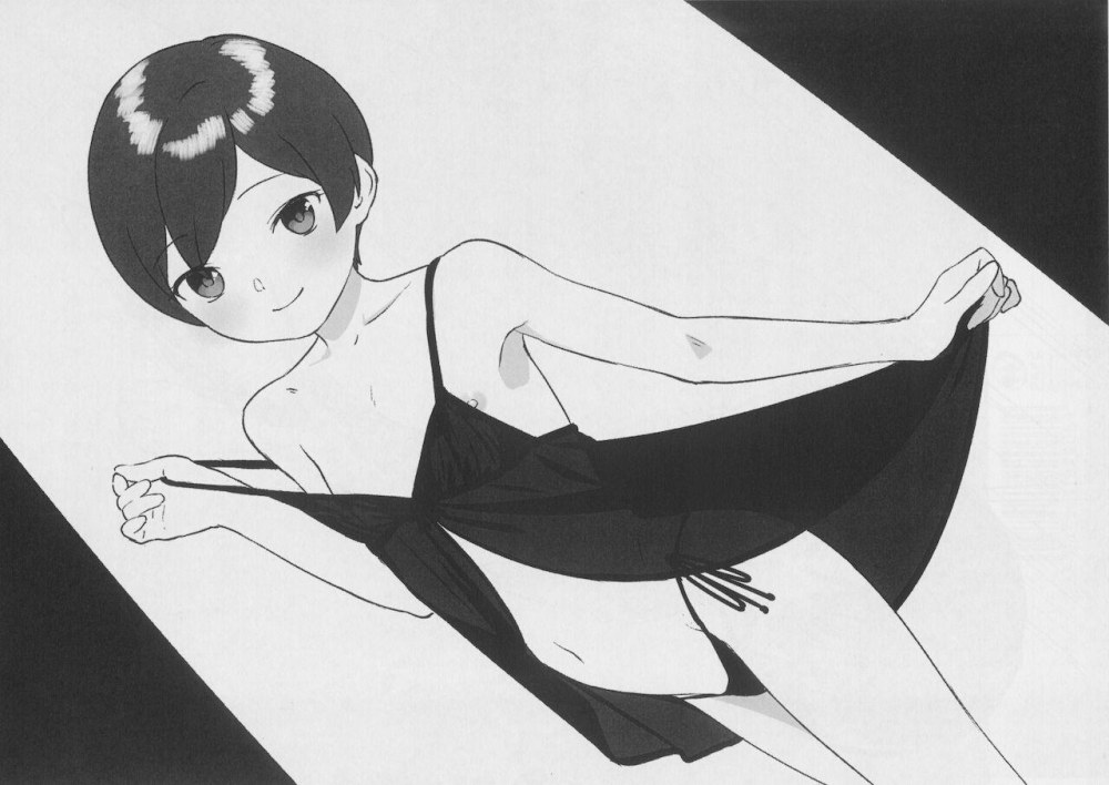 Девушка плывет рисунок