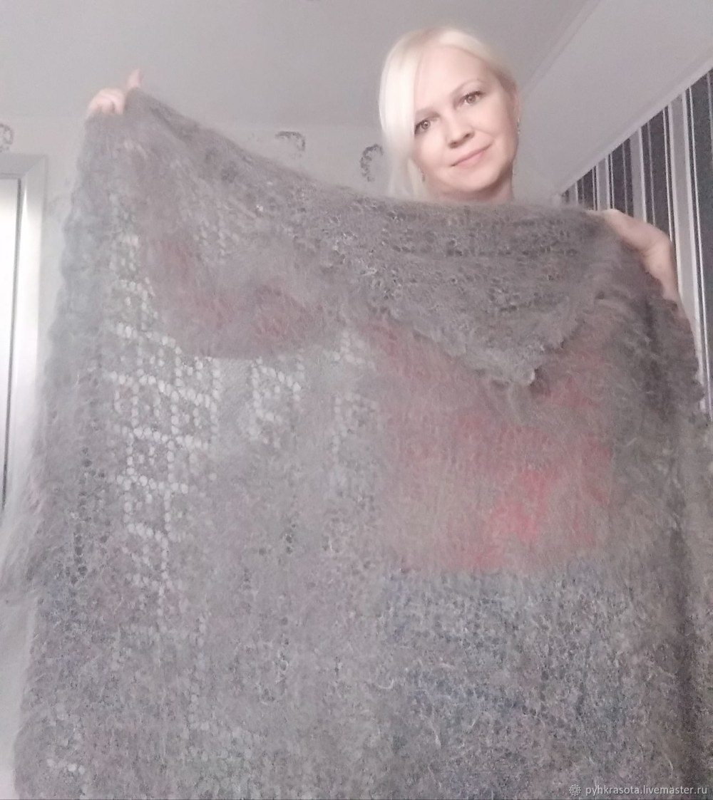 Пуховые платки фетиш