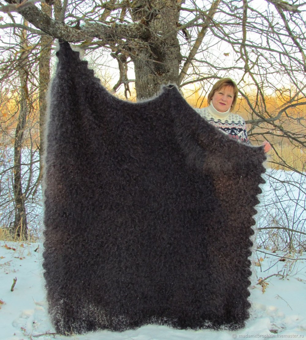 Платок пуховый Сибирь