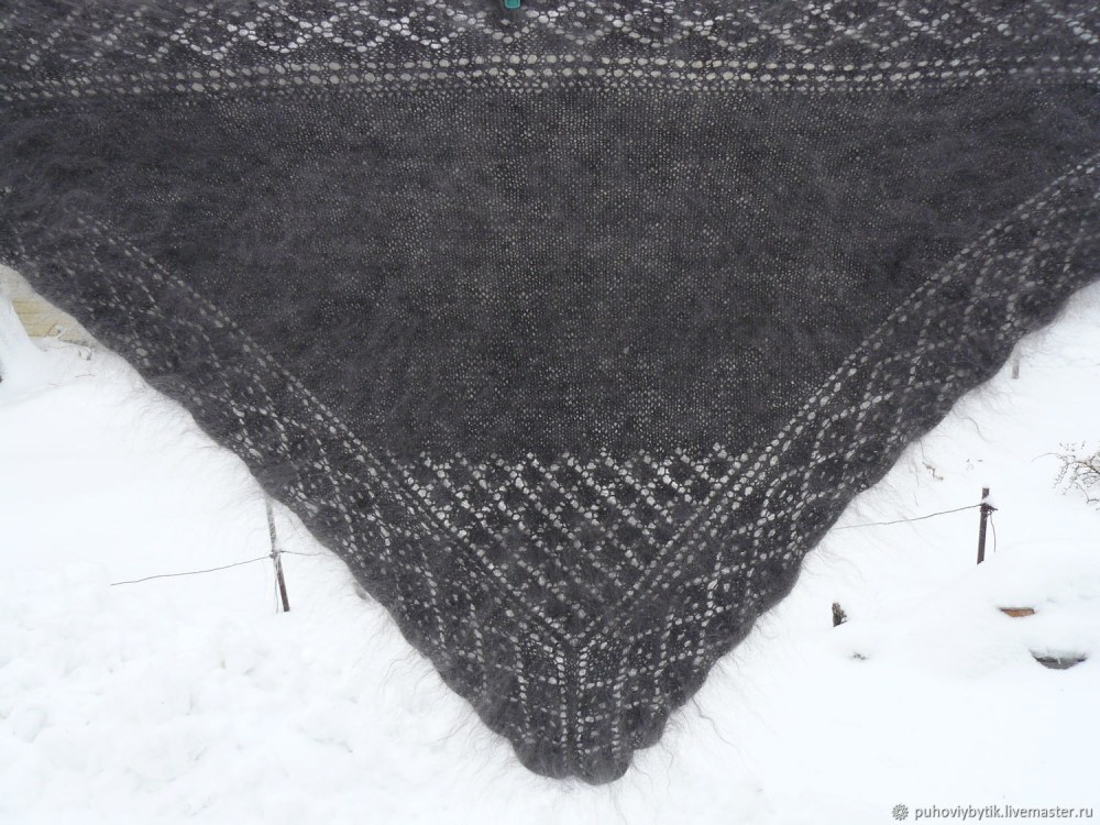 Пушистый мохеровый свитер