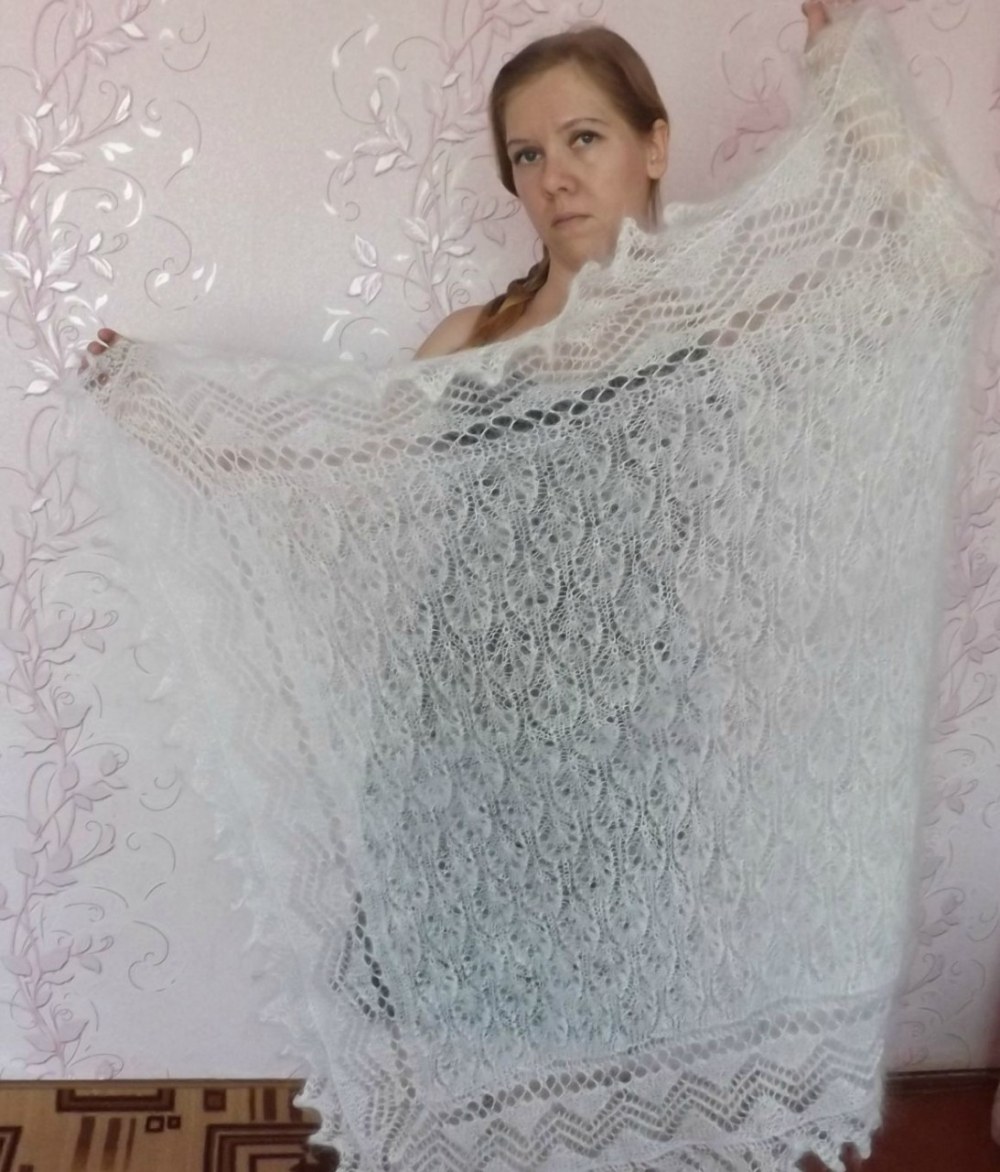 Связывание платками пуховыми