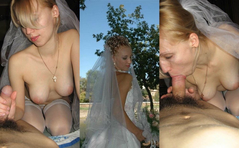 Michelle Wild в платье невесты