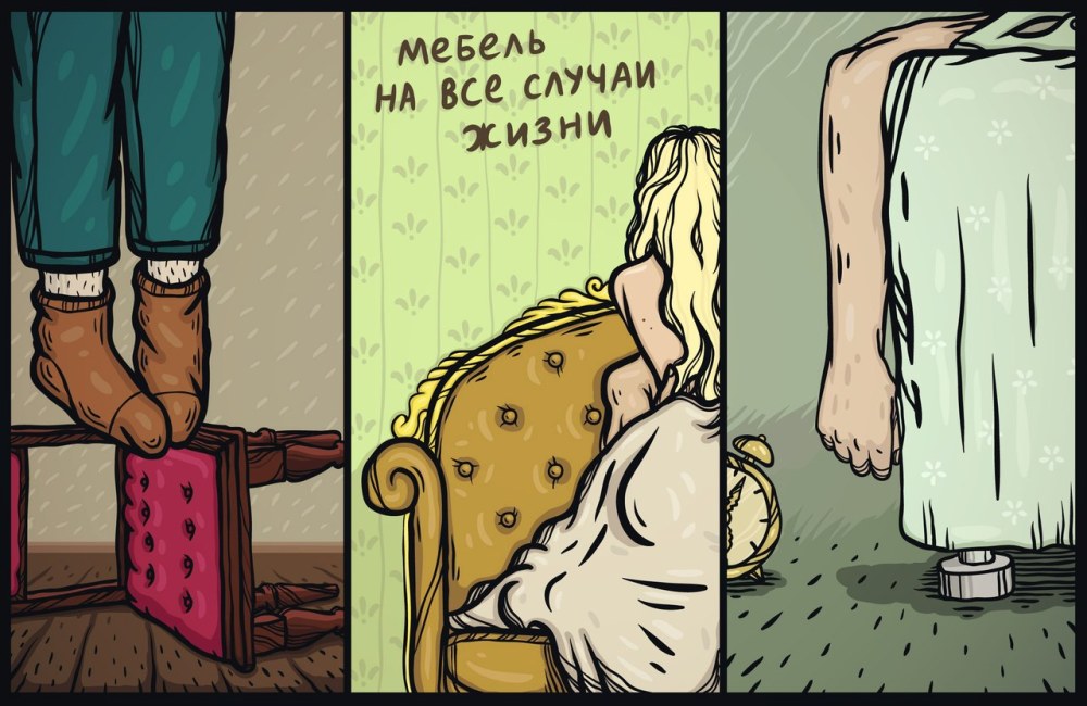 Креативная реклама мебели