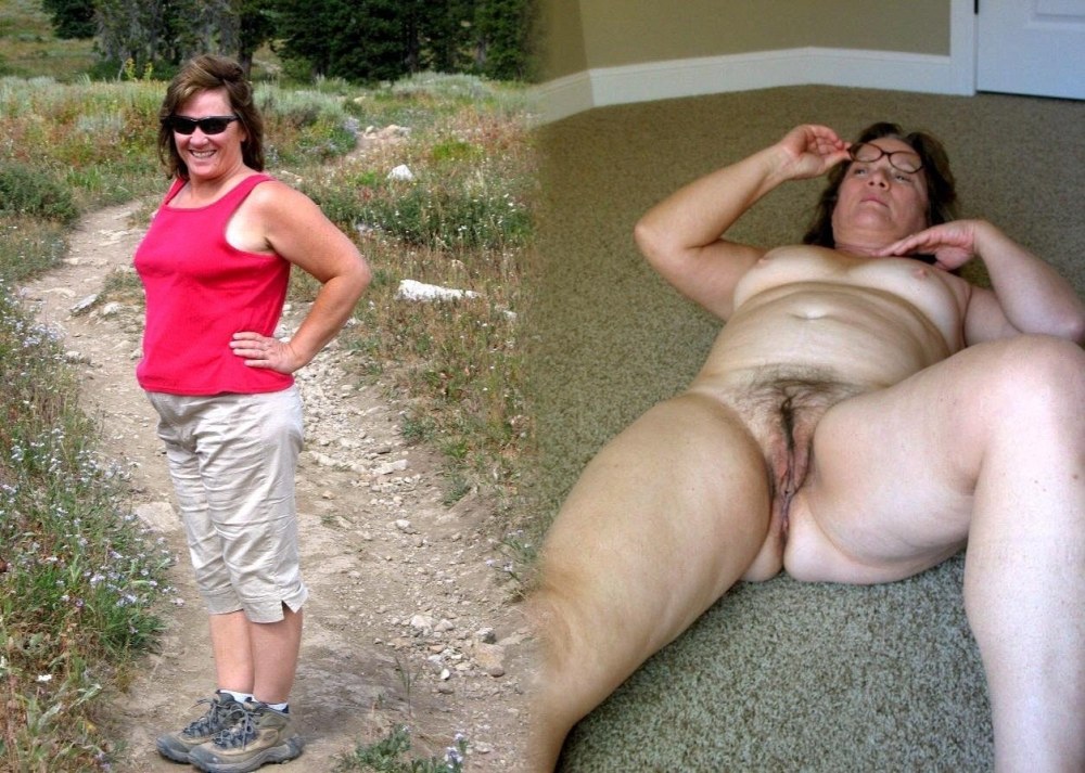 Голые старушки на природе