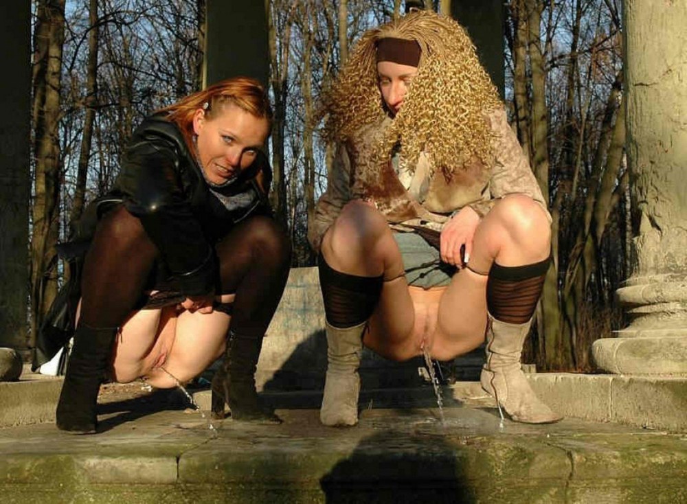 Ебля в колготках на улице