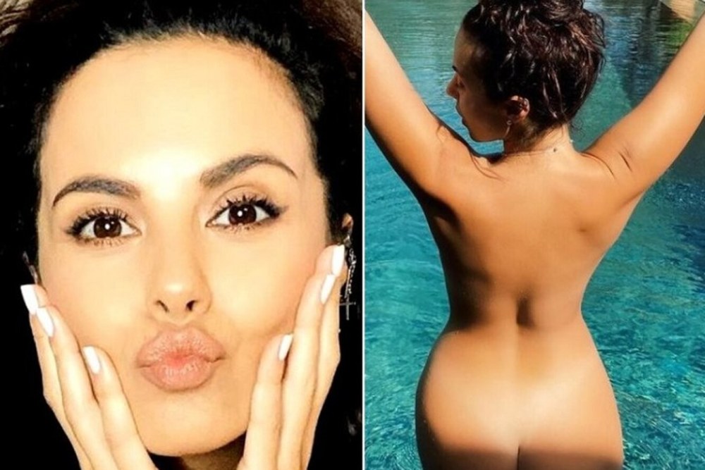 Настя Каменских голая без трусов