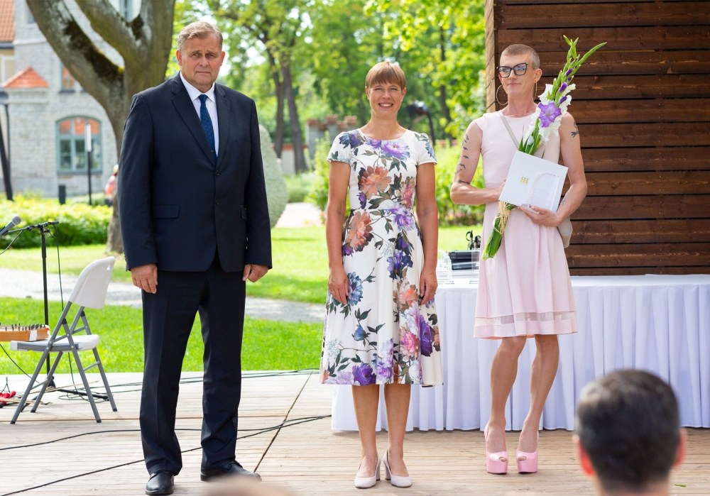 Президент Эстонии Керсти Кальюлайд в молодости