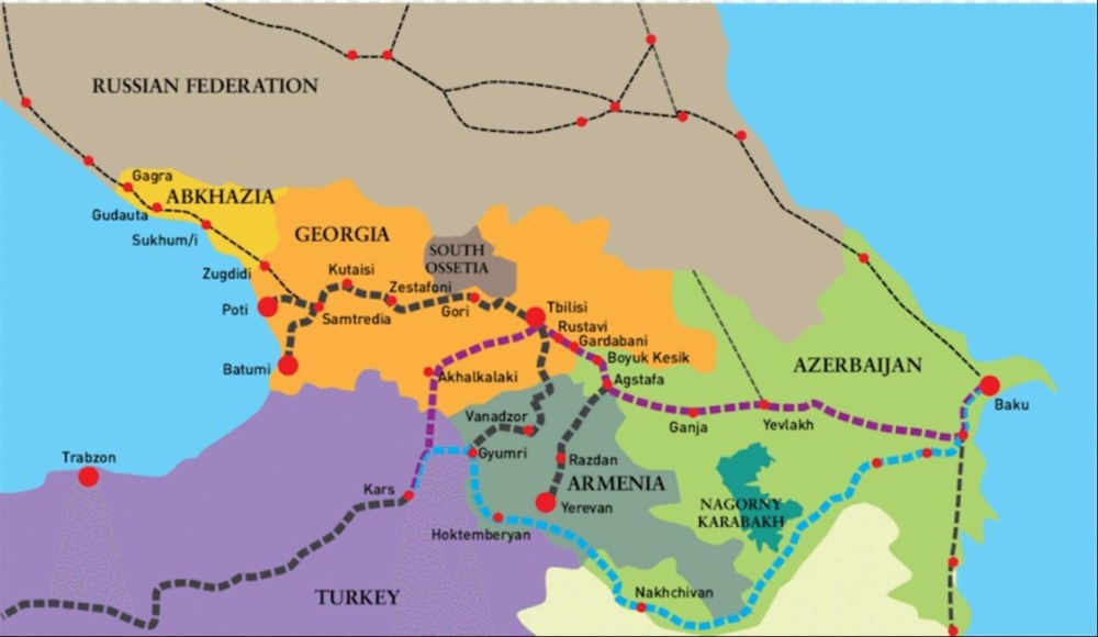 Армения карта географическая