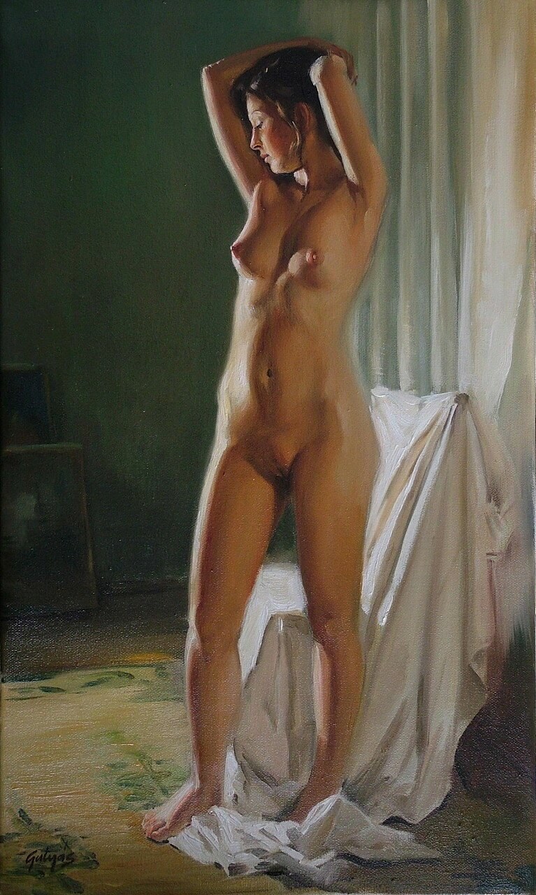 Художник Laszlo Gulyas Венгрия nude