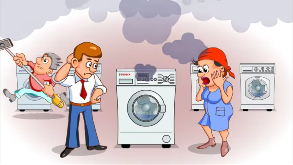 Стиральная машинка сломалась картинка