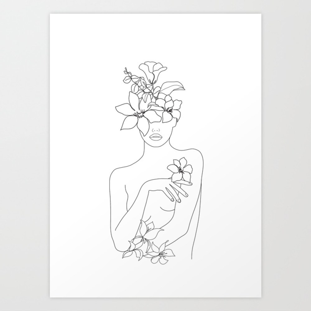 Эскиз одной линией