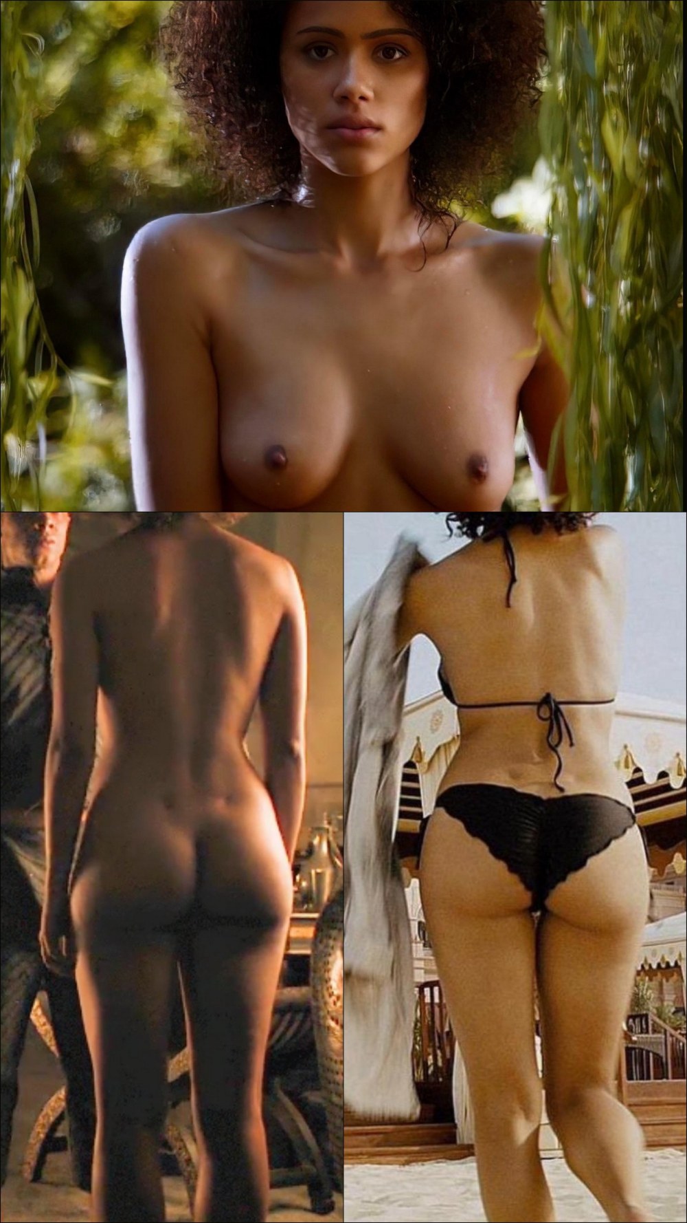 Натали Эммануэль (Nathalie Emmanuel) голая