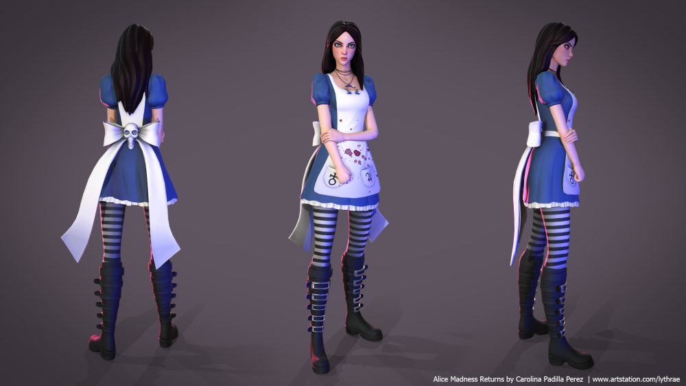 Alice Madness Returns платья Восток