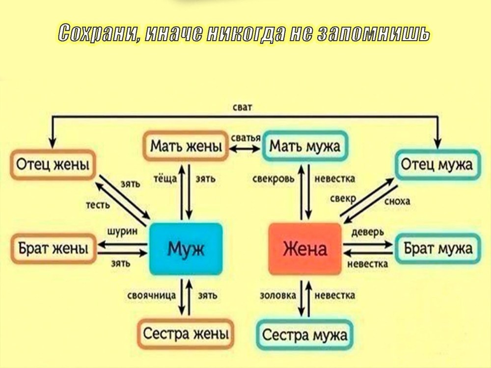 Сестра жены для мужа кем приходится