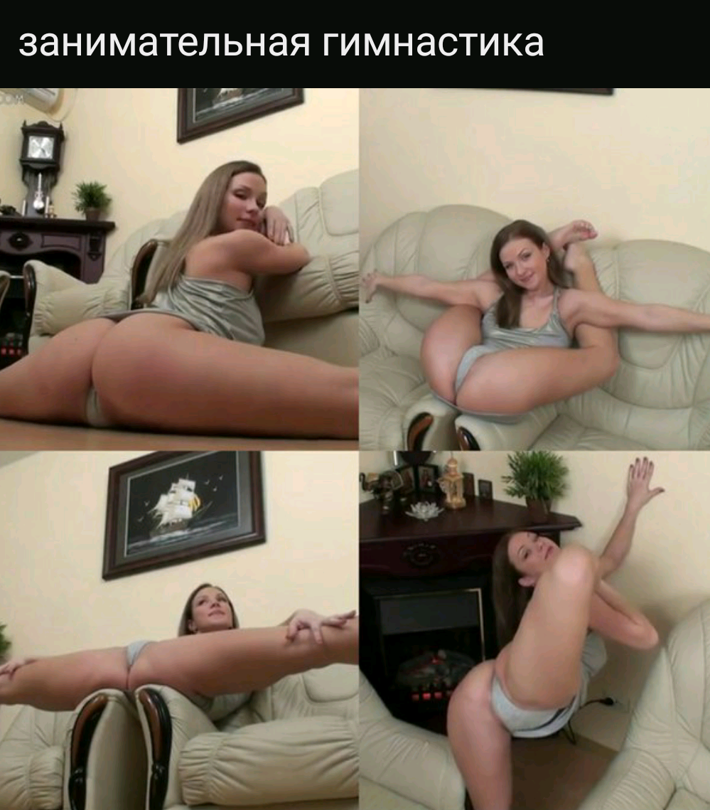 Голая встречает мужа с работы