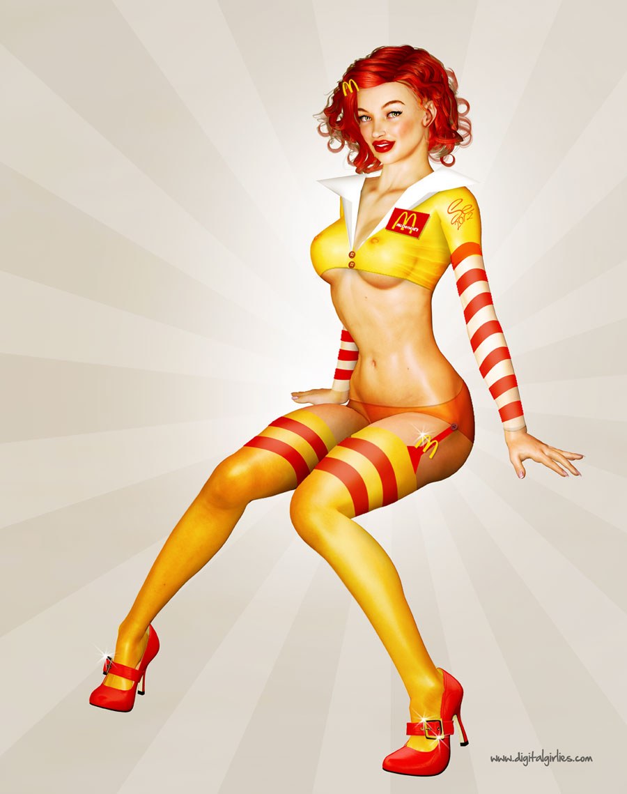 Девушка Рональд Макдональд xxx
