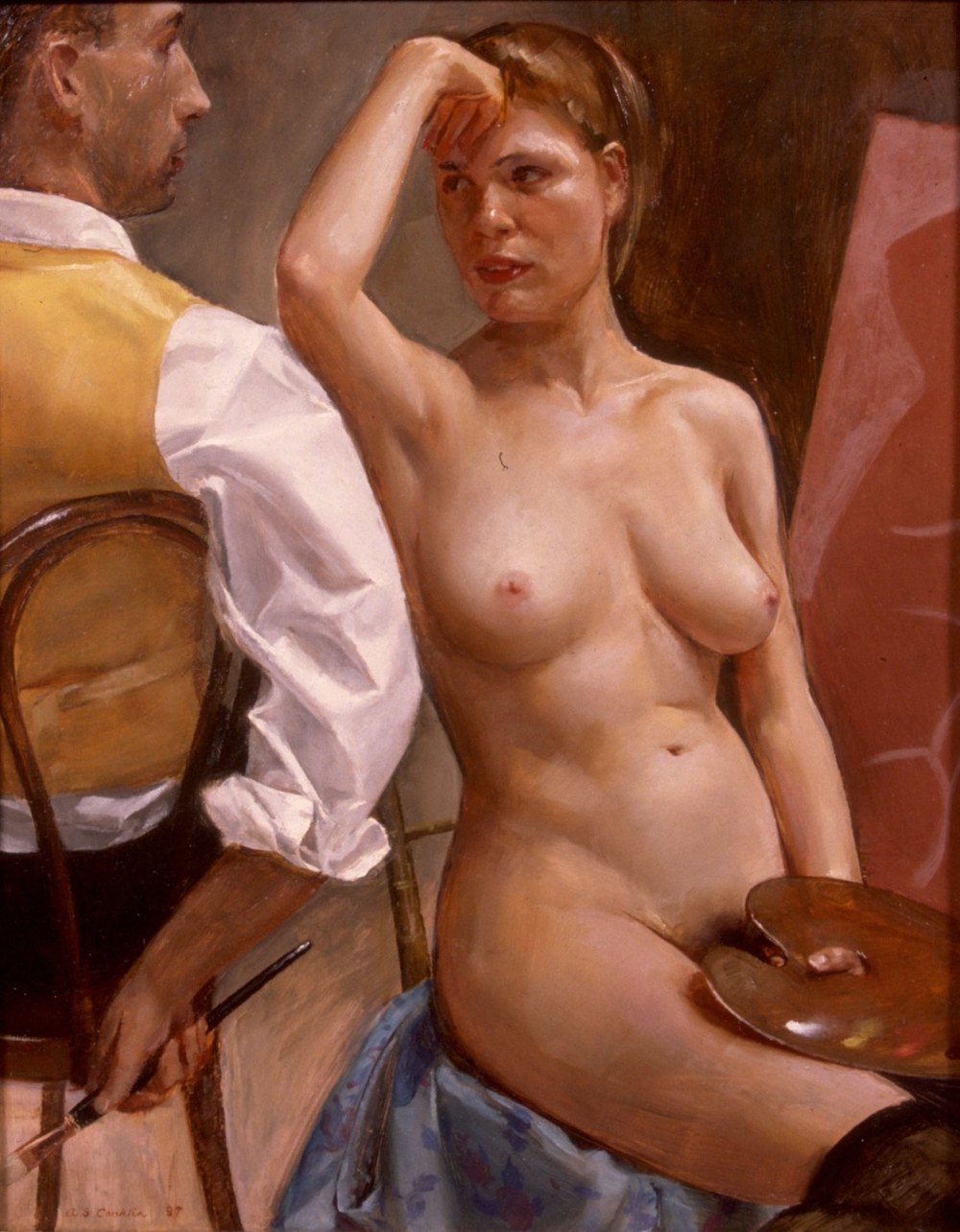 Художник Laszlo Gulyas Венгрия nude