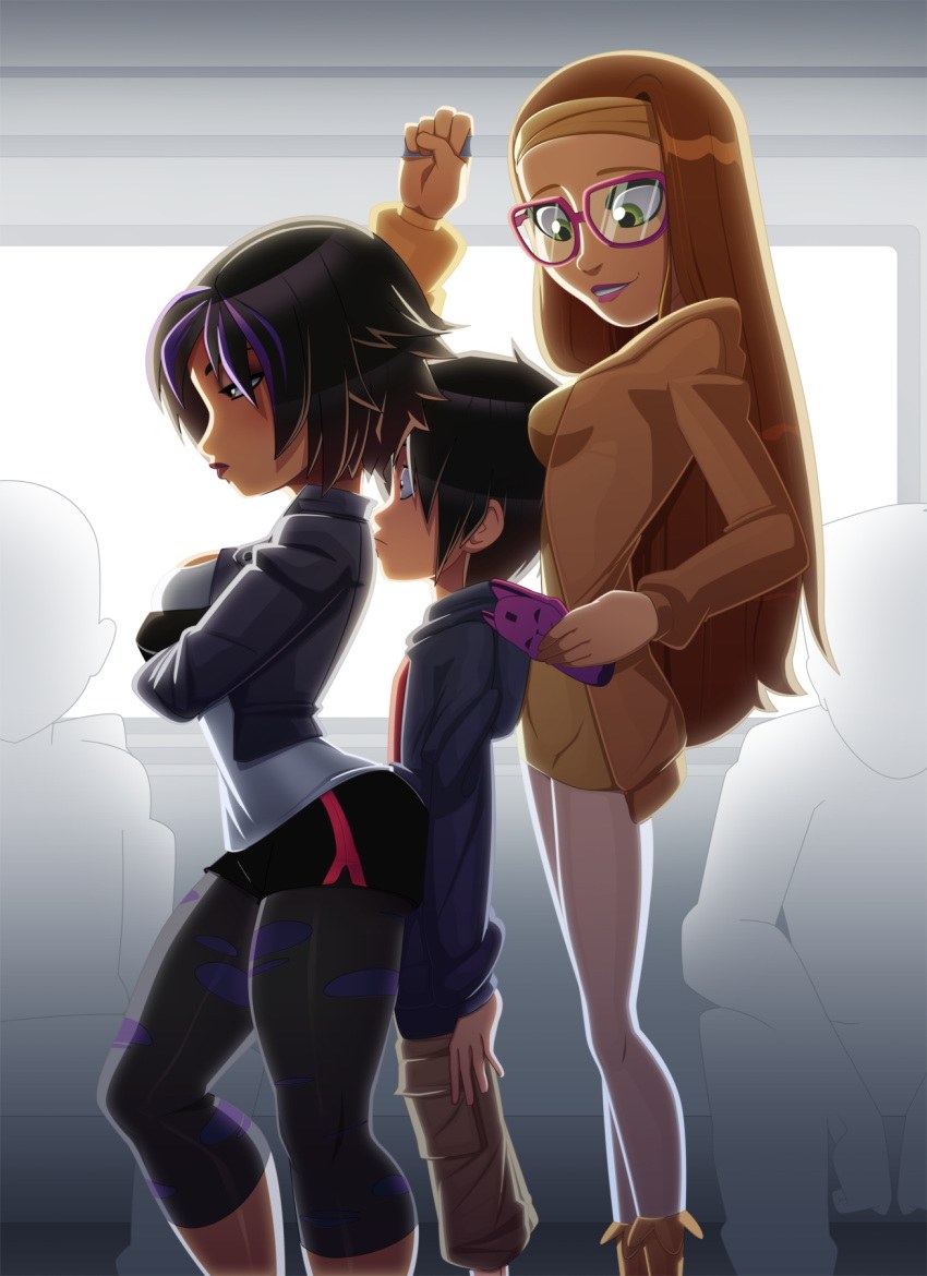 Big Hero 6 hentai Хиро и Хани Лемон