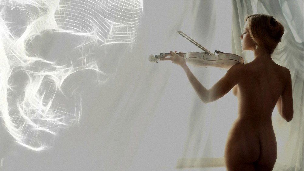 Каролина Проценко скрипачка ню