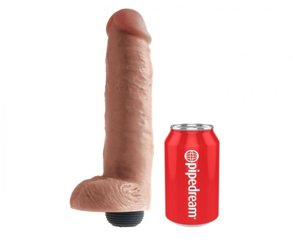 Pipedream фаллоимитатор King cock 10" squirting cock с эффектом эякуляции - 25,4 см.