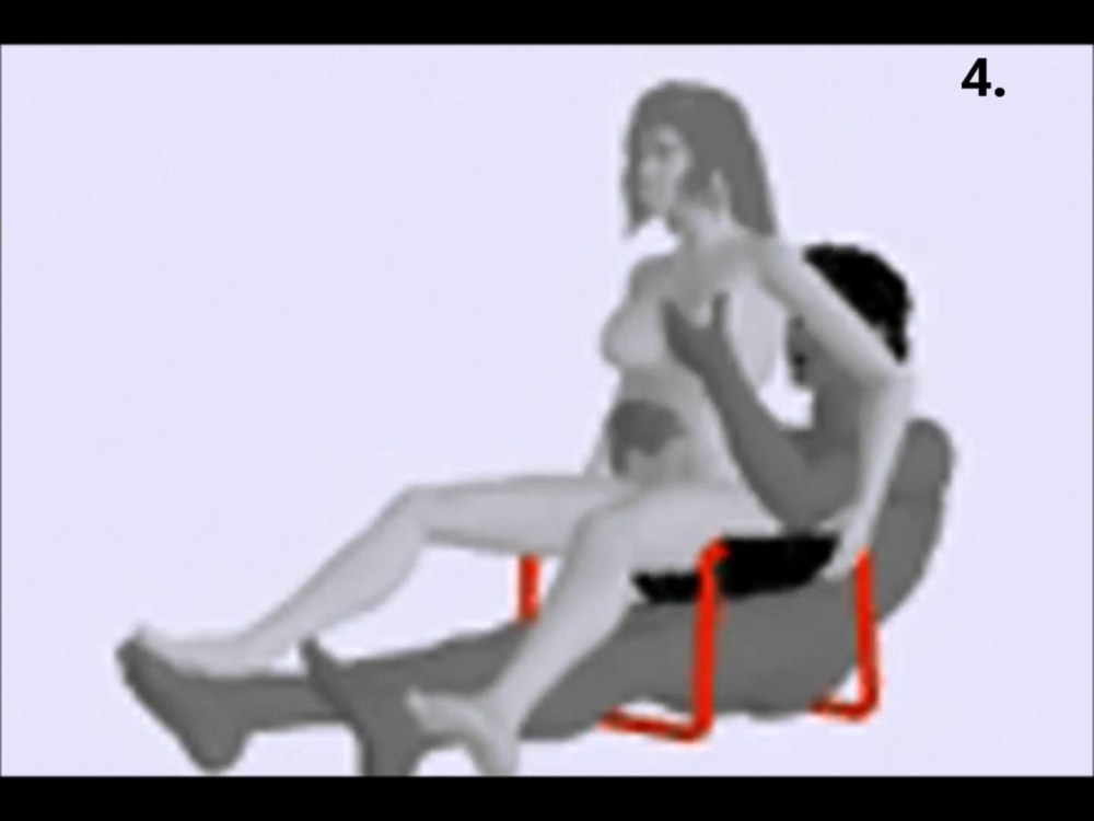 Эротические позы в кресле