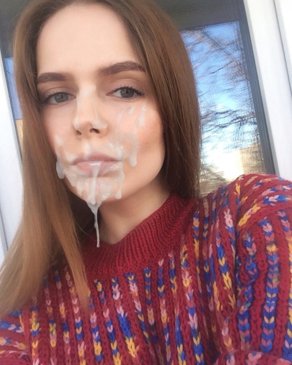 Ева Эльфи камшот на лицо
