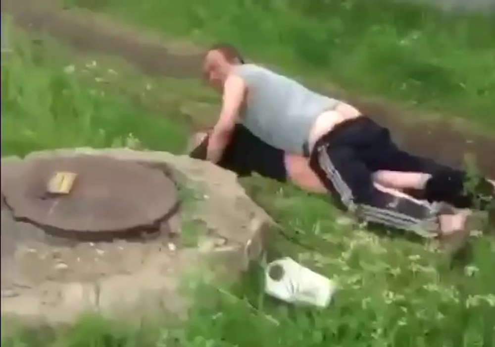 Фото траха русских бомжей